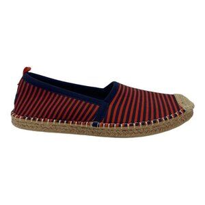 PB10 Seastar Navy & Red Stripe Beachwear Espadrille Water Shoes Women's 8
